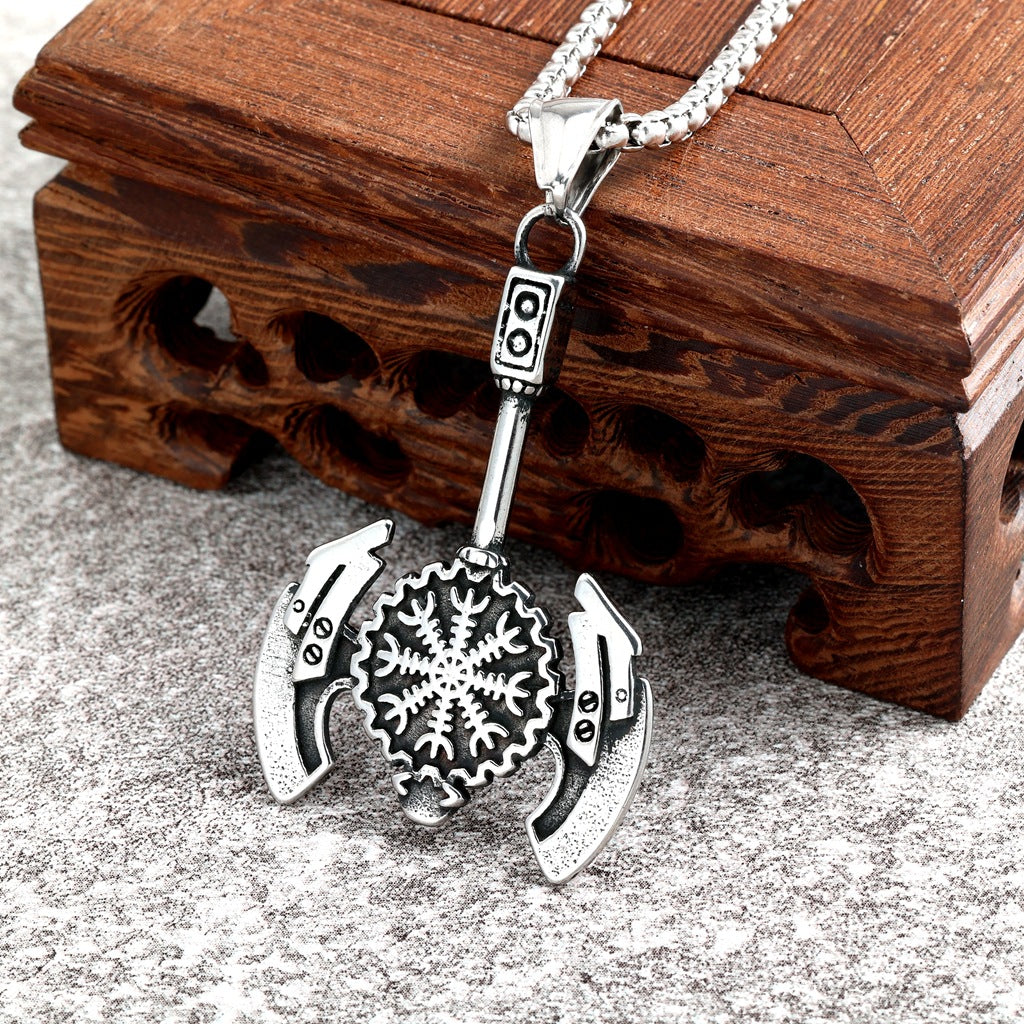 Viking Ebay Stainless Steel Pendant Necklace