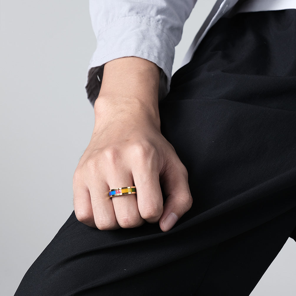 Unisex Stainless Steel Ringless Ring