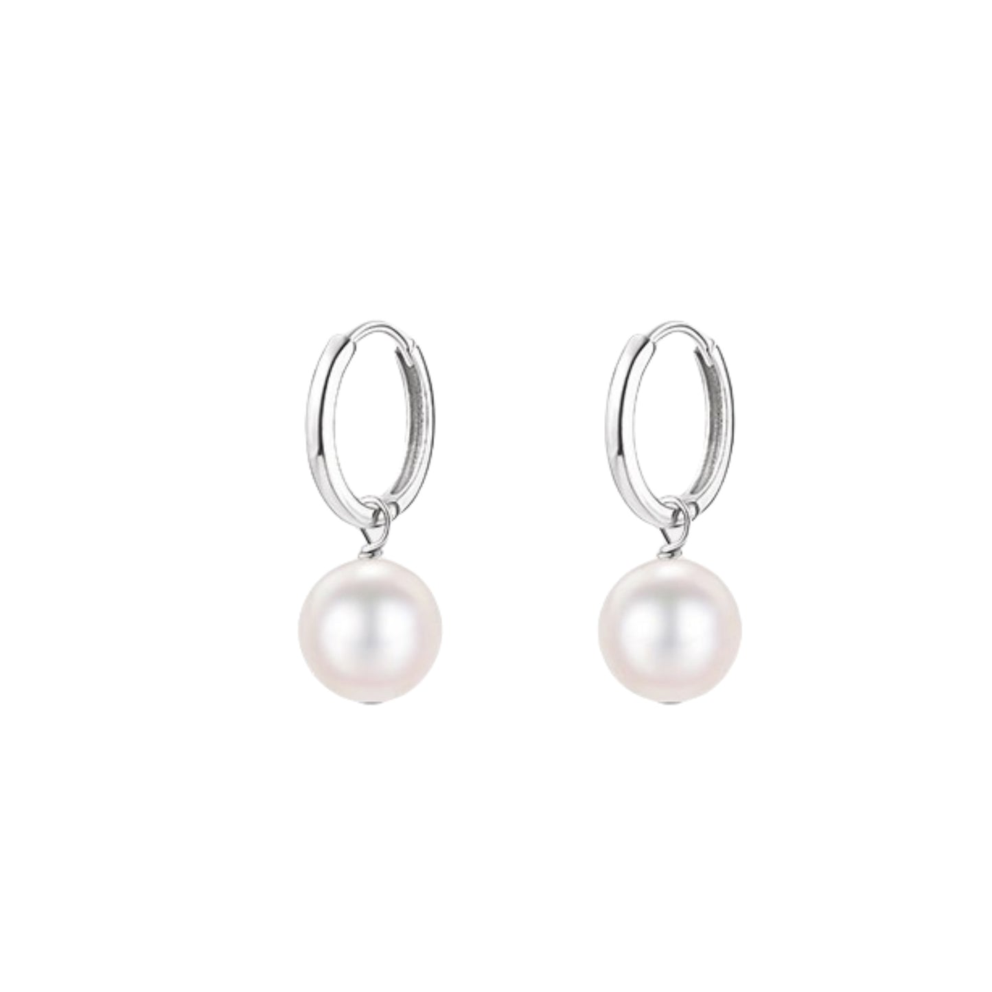 Planderful 925 Sterling Silver Pearl Stud Earrings Everyday Genie For Women Luxury Gift