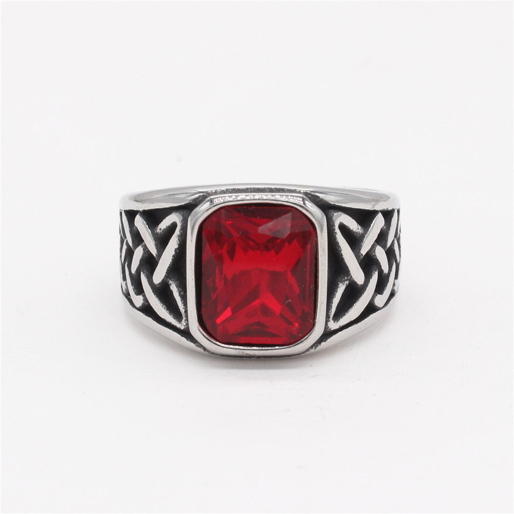 Planderful Viking Celtic Ring Titanium Steel Unisex Protection Charm Everyday Genie