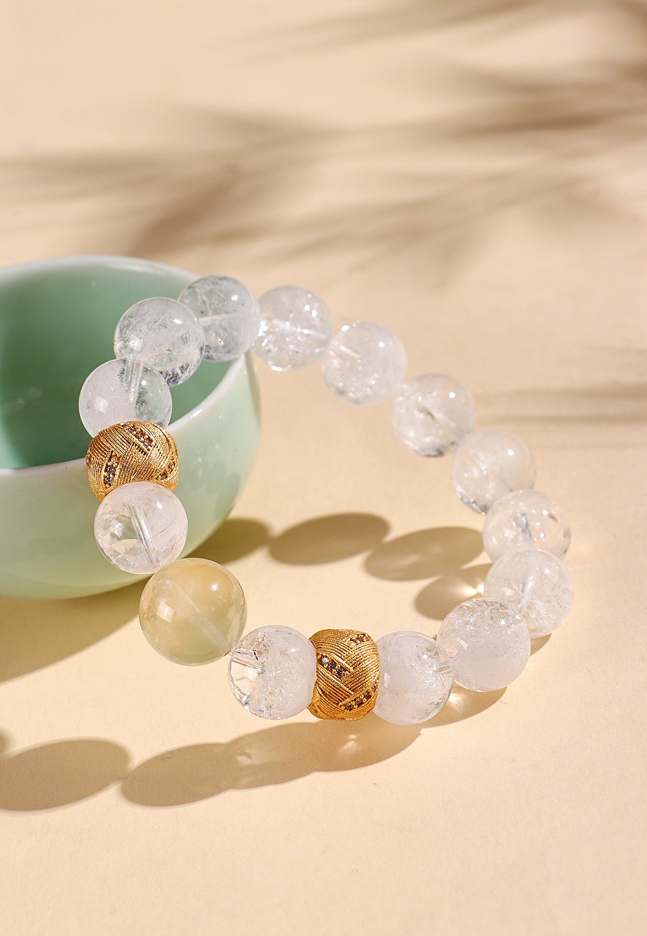 Planderful Fortune's Favor Bracelet – Elegant White Crystal Design