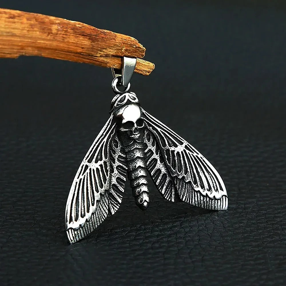 Gothic Skull Stainless Steel Men's Pendant Necklace