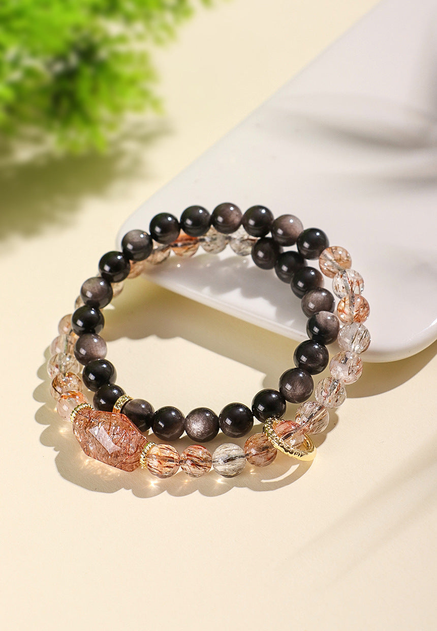 Planderful Fortune's Favor Bracelet – Elegant Crystal Beaded Design