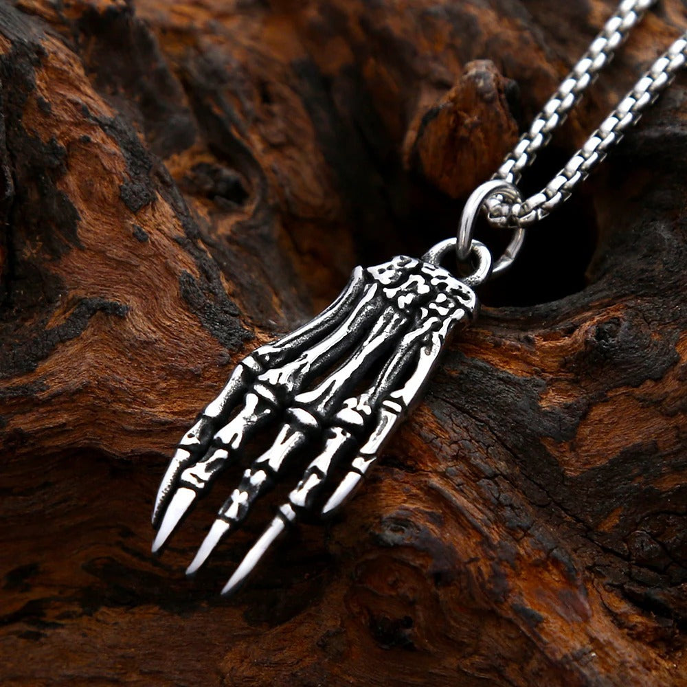 Skull Ghost Stainless Steel Men's Pendant Necklace