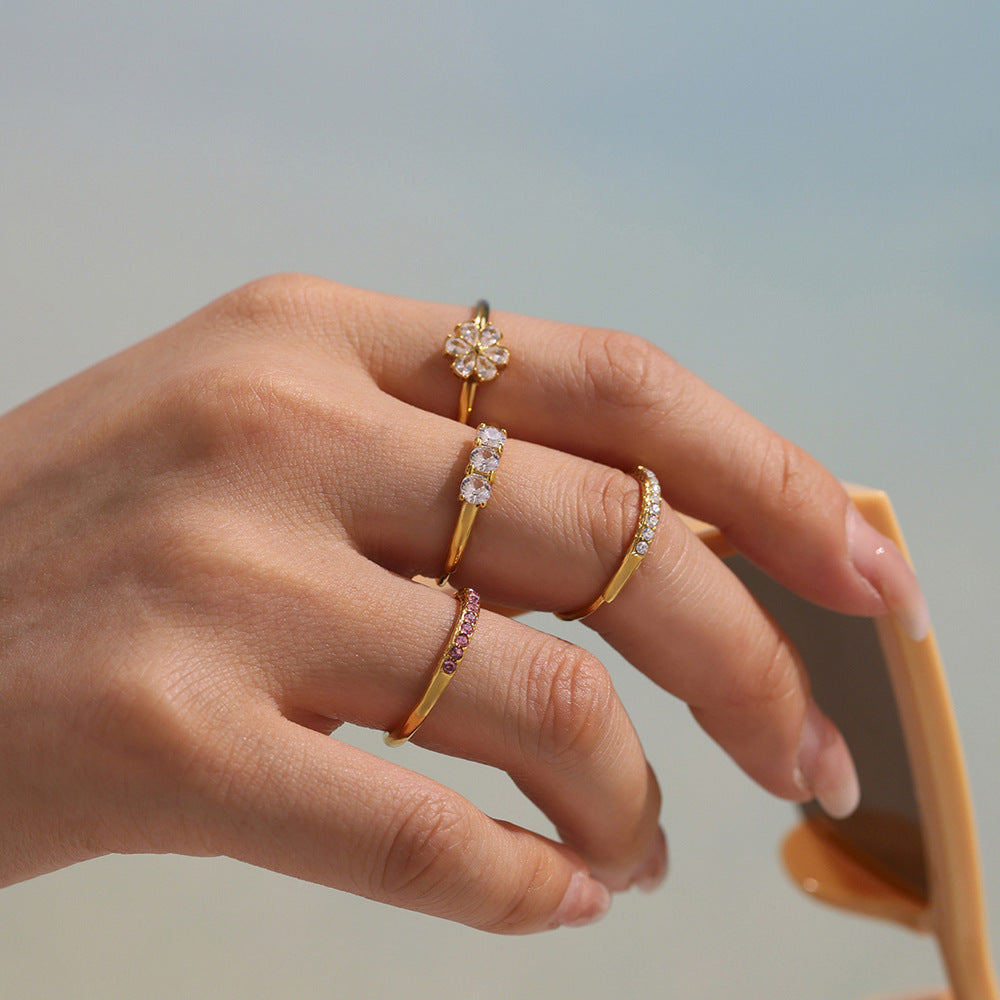 Planderful Zircon Ring Super Flash 5A For Trendsetters