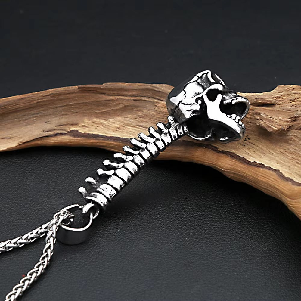 Punk Skull Stainless Steel Men's Ring