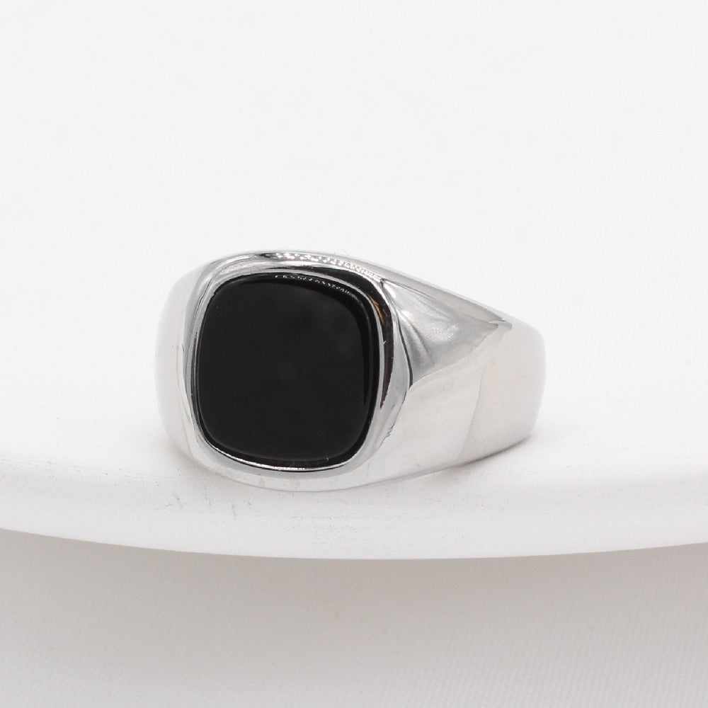 Planderful Titanium Steel Ring For Men Unisex Protection Statement Stylish Everyday Genie Collection