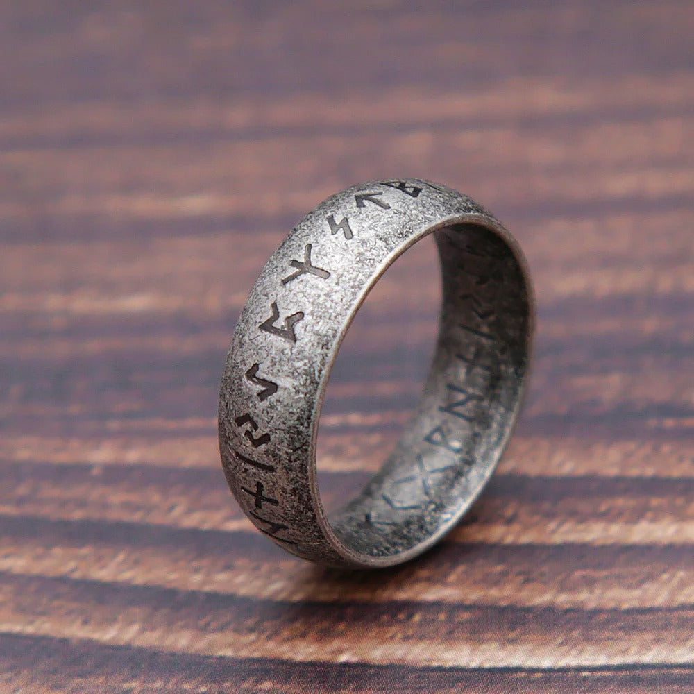 Vintage Viking Stainless Steel Men's Ring
