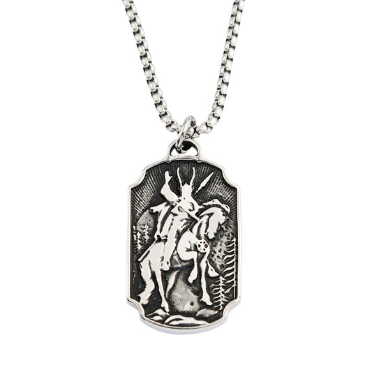 European And American Stainless Steel Viking Warrior Pendant