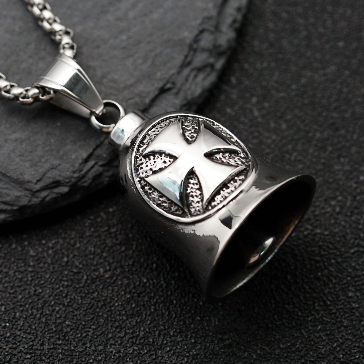 Punk Cross Pendant Necklace