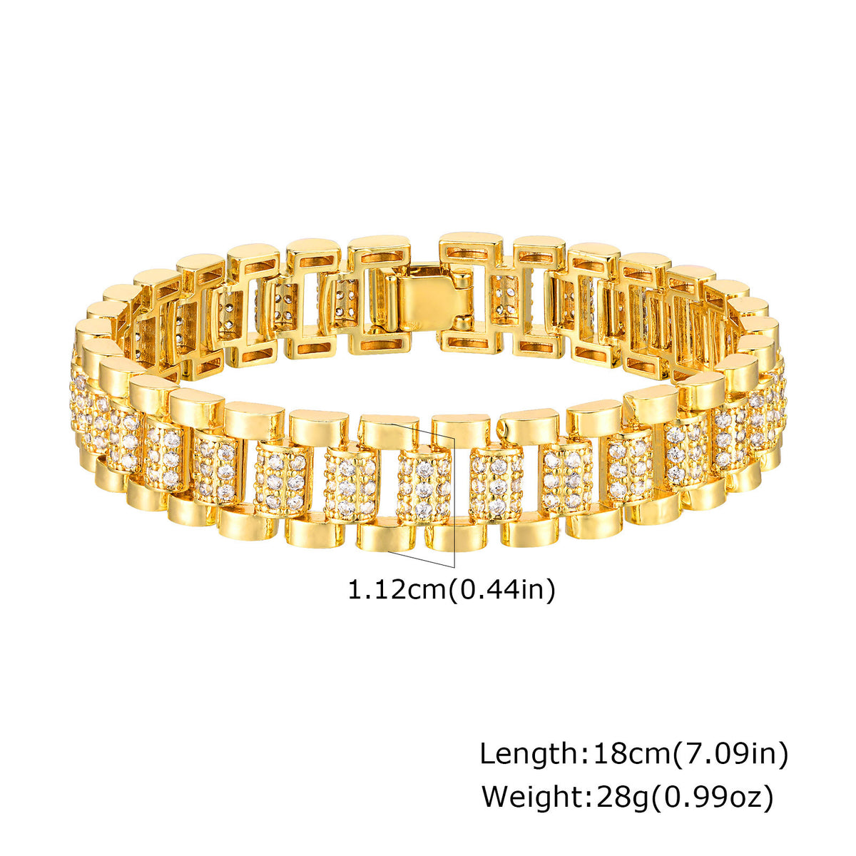 Zircon Copper Bracelet for Women