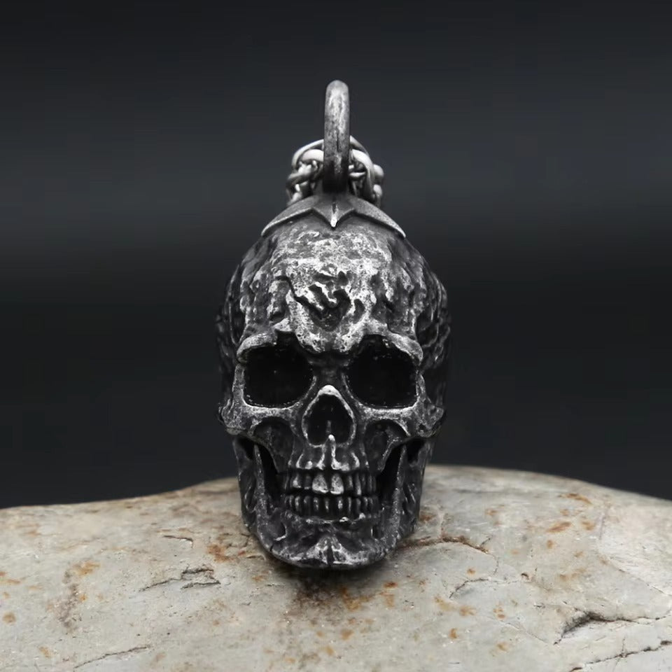 Punk Dark Stainless Steel Men's Pendant Necklace
