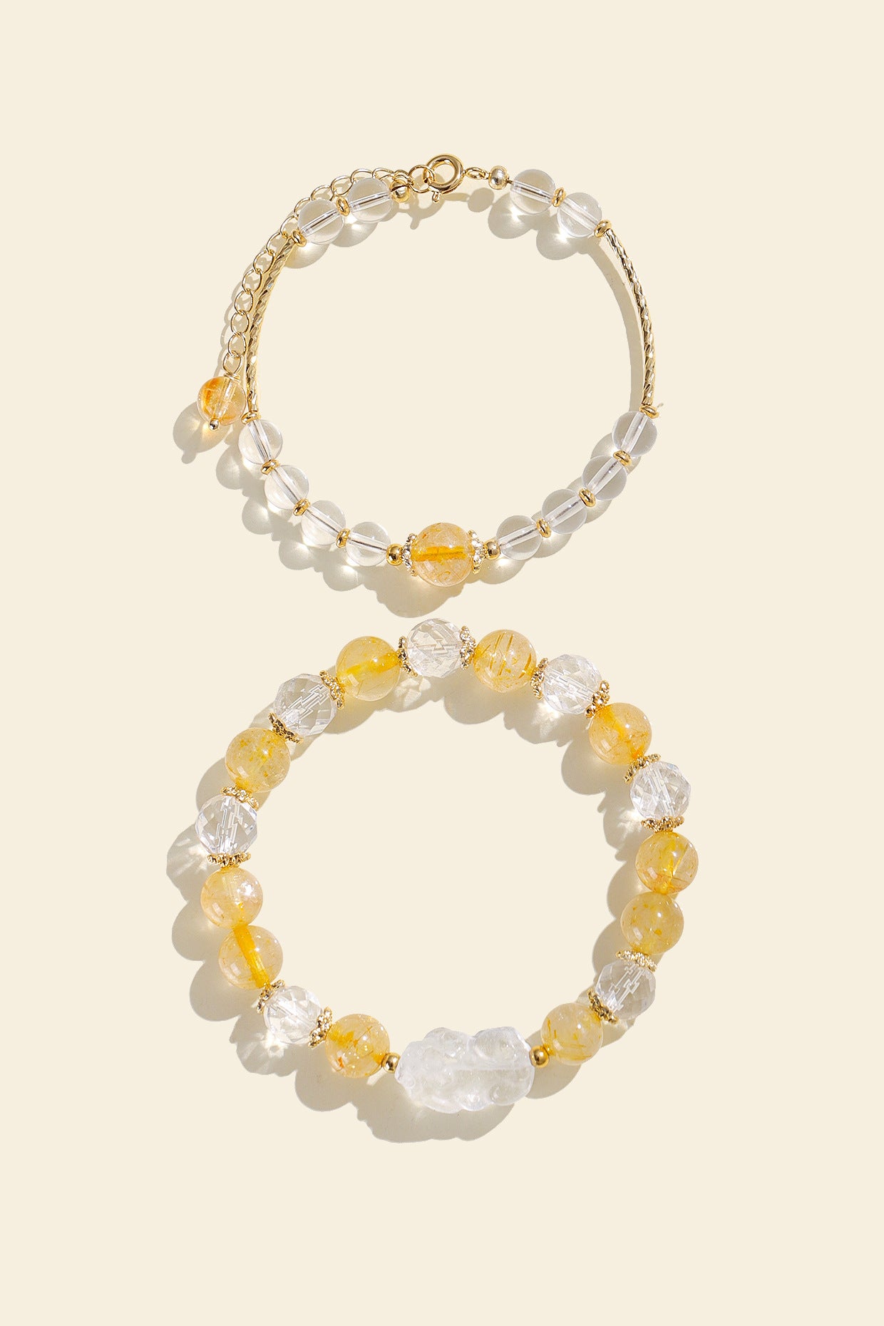 Planderful Fortune's Favor Bracelet – Fresh and Sweet Crystal Stacked Design