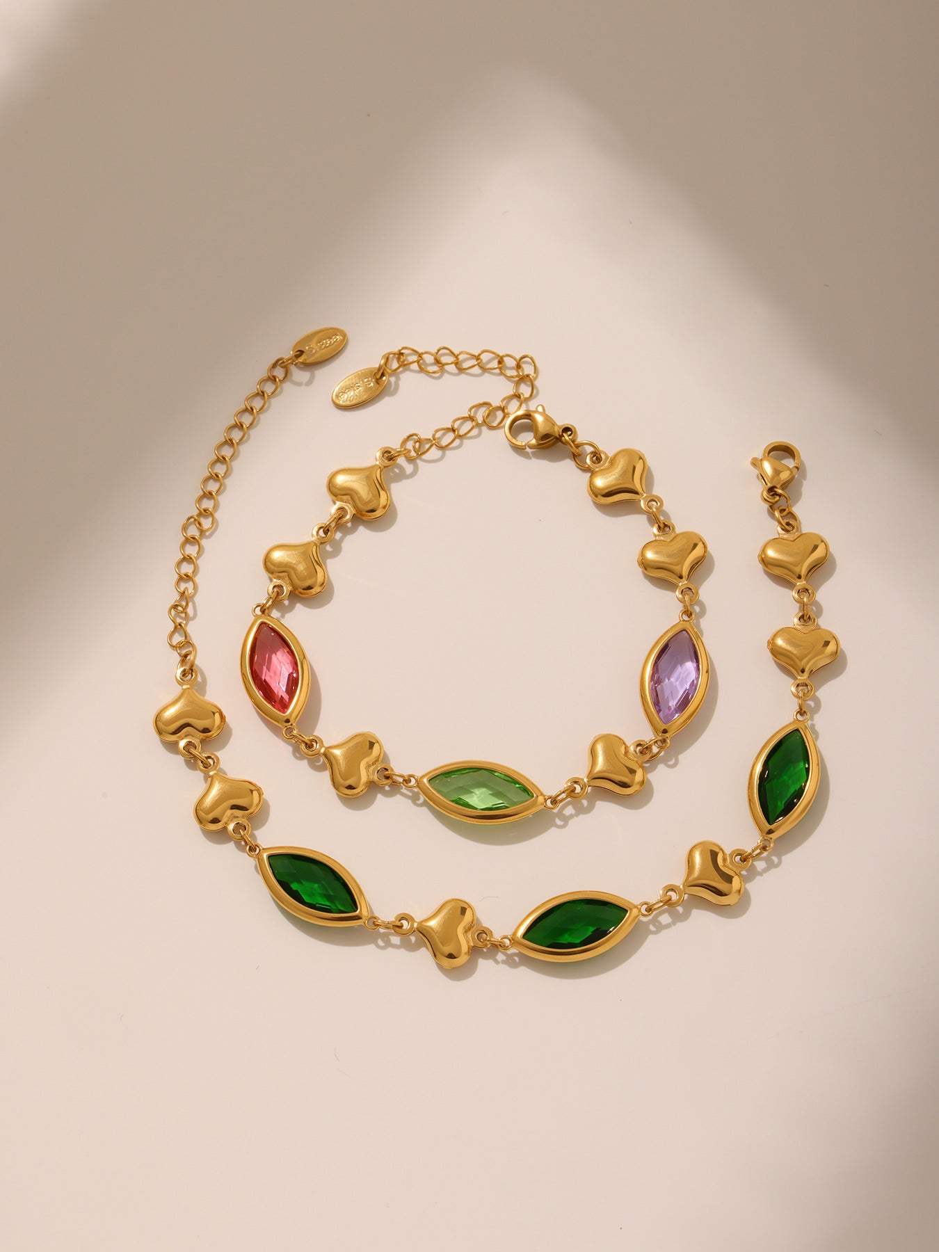 Planderful Czech Glass Love Splicing Bracelet For Her