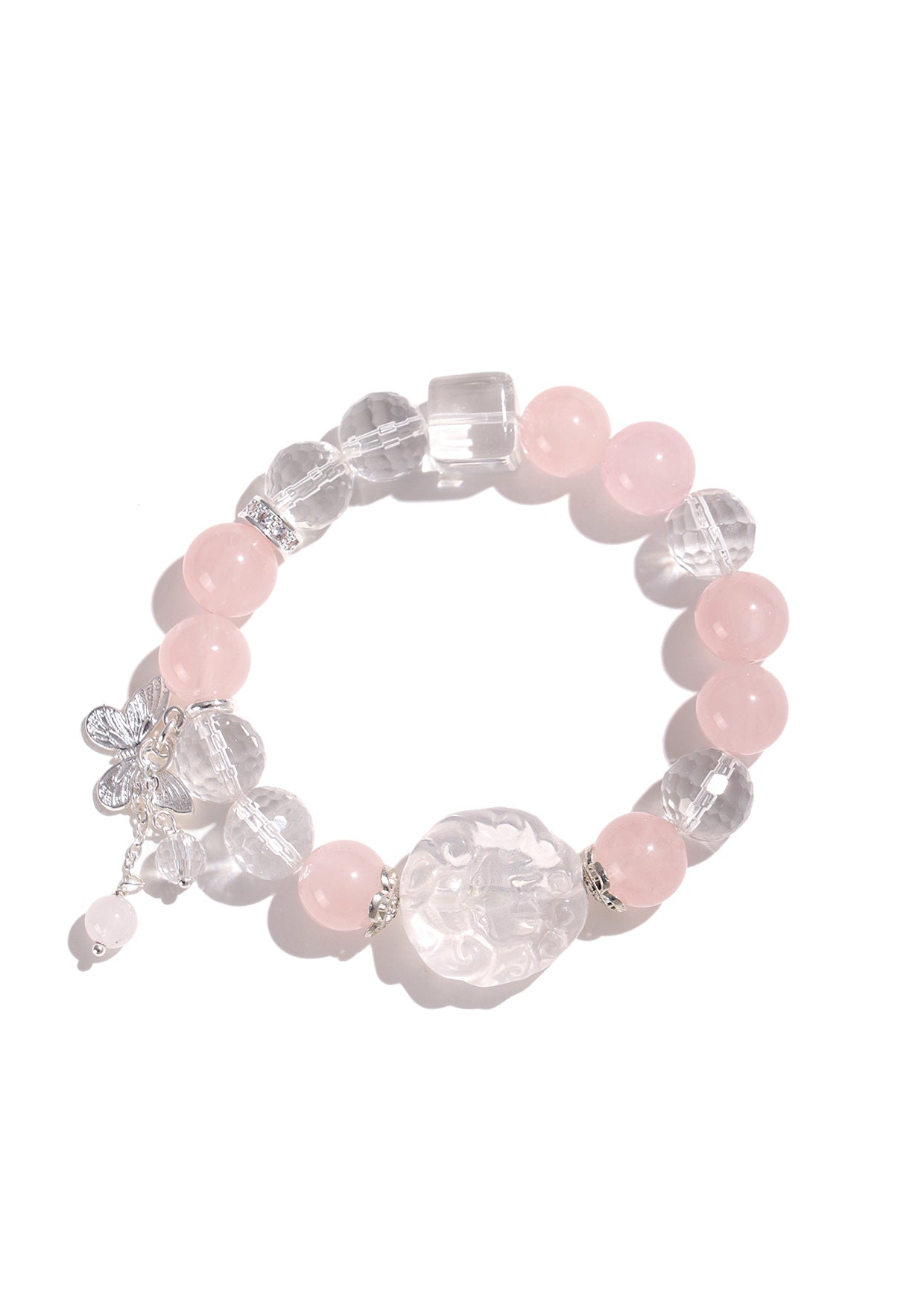 Planderful Fortune's Favor Bracelet – Elegant Freshwater Pearl and Crystal Design