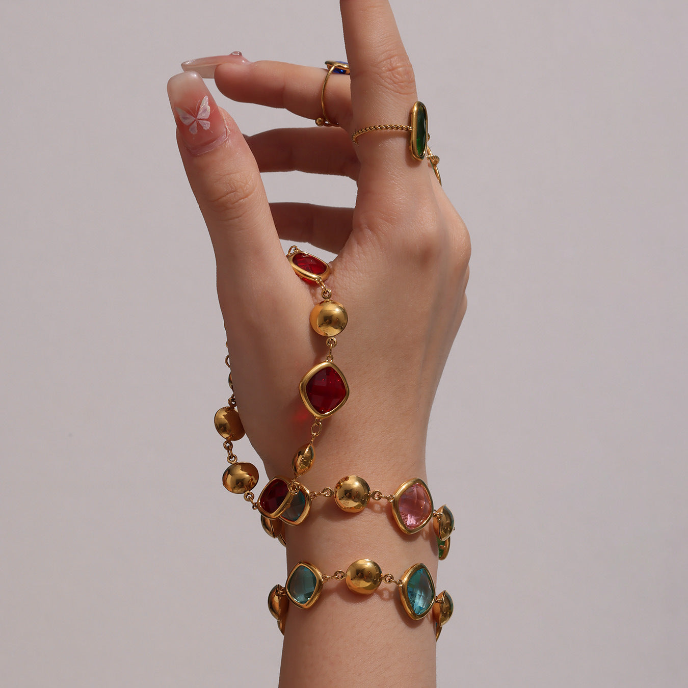 Planderful Czech Glass Bracelet Radiant Luxury For Women