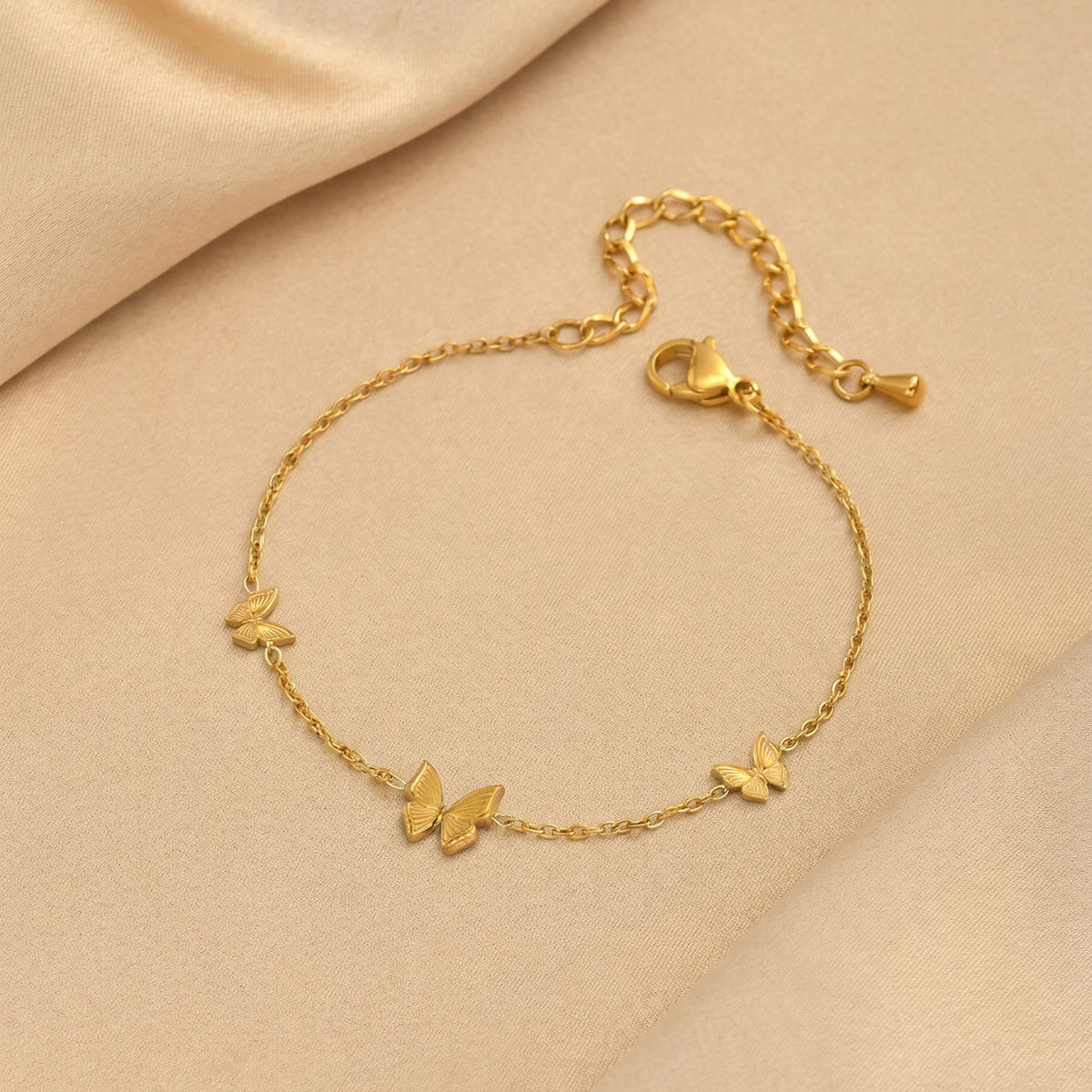 Butterfly Stainless Steel Bracelet