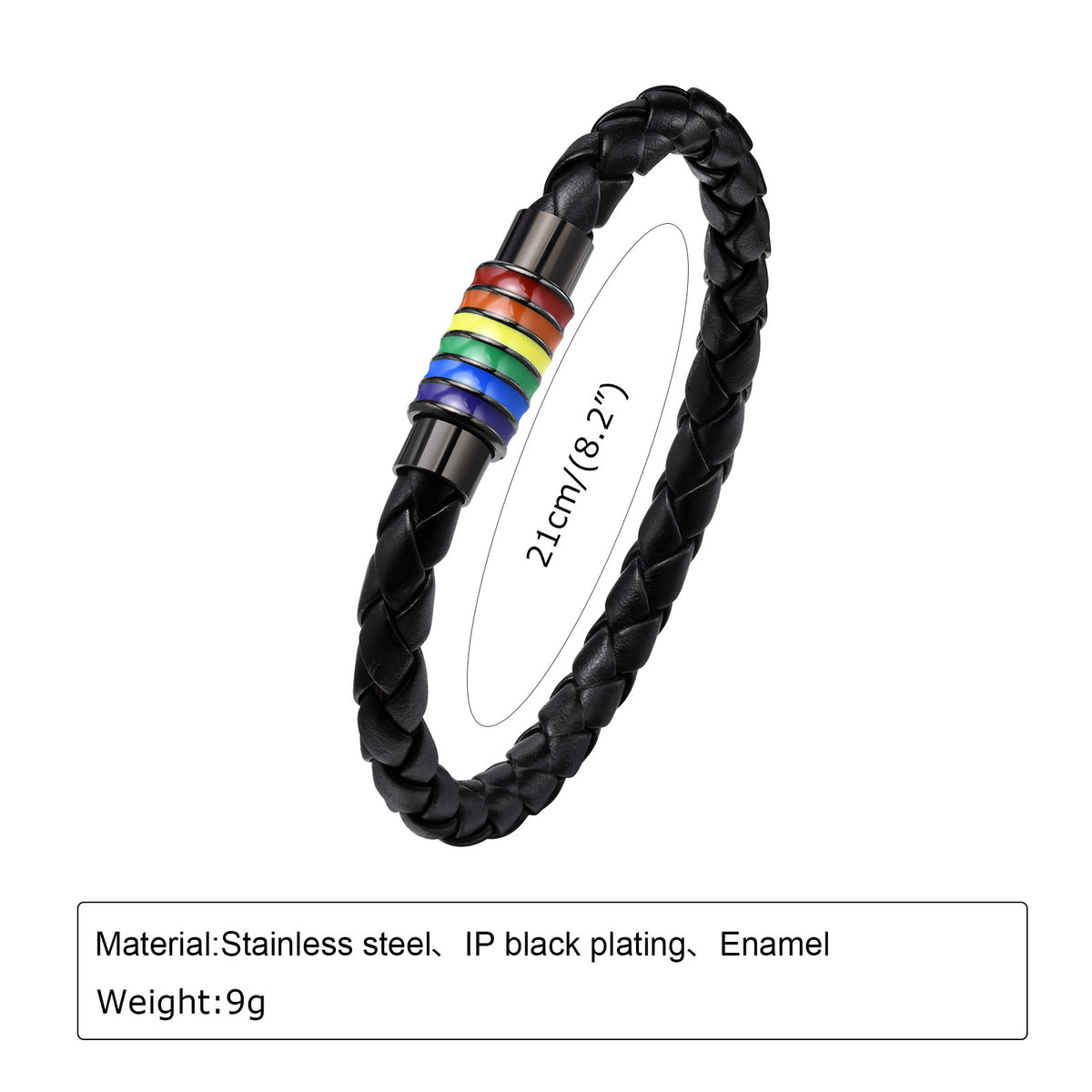 Braided Stainless Steel Bracelet