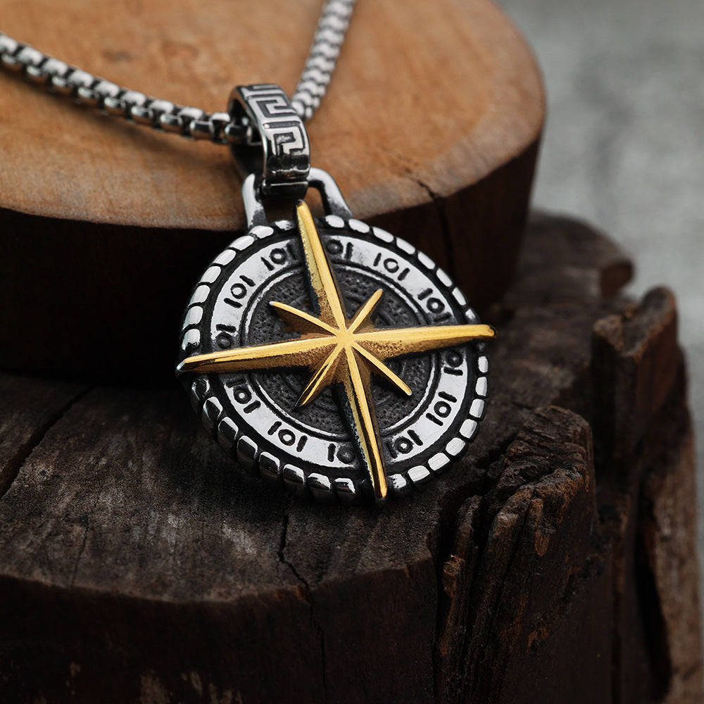 European And American Style Hexagram Viking Pendant Jewelry