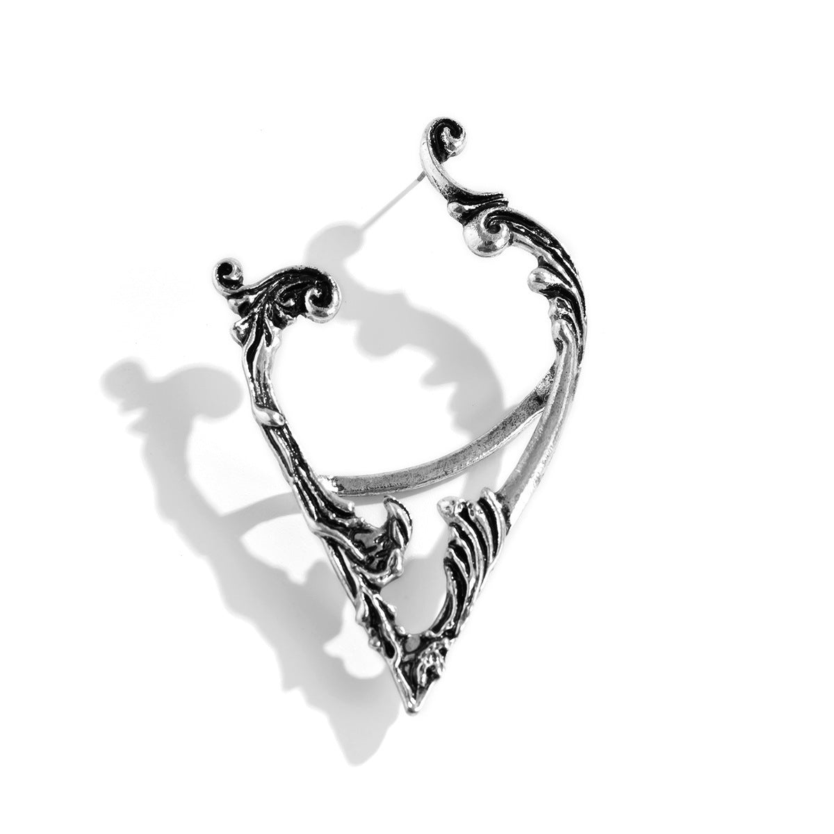 Planderful Halloween Outline Earrings For Women Retro European American Elf Studs Dark Wind Versatile Statement