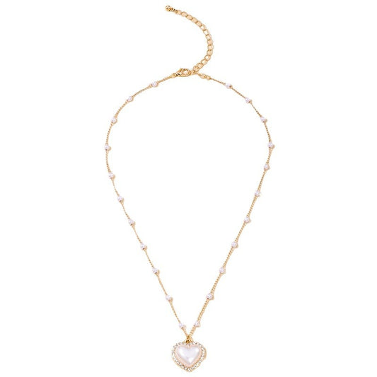 Elegant Pearl Love Jewelry Set with Cross-Border Design