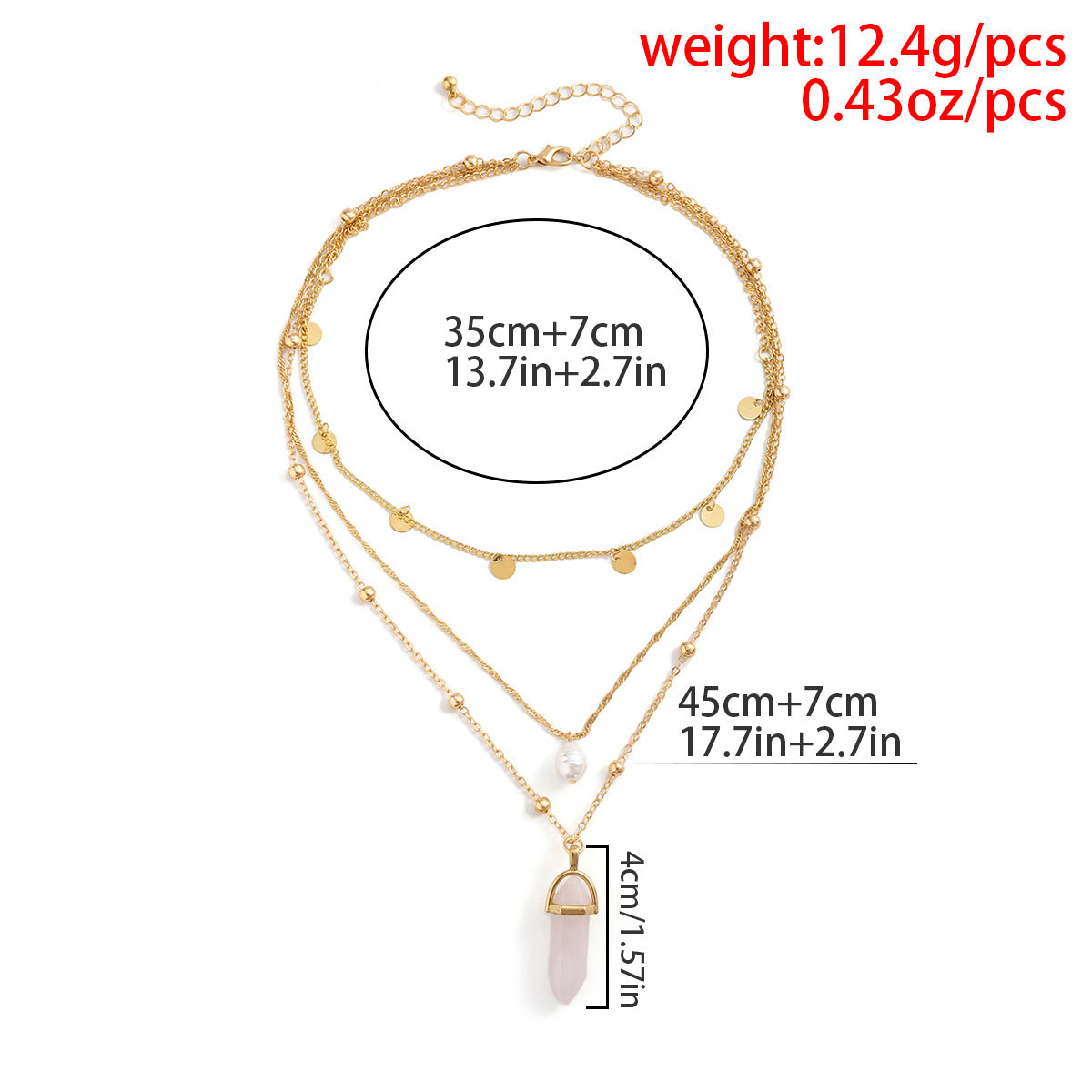 Planderful Vienna Verve Stunning Imitation Pearl Necklace Multi Layer Tassel Crystal Statement Jewelry For Modern Women