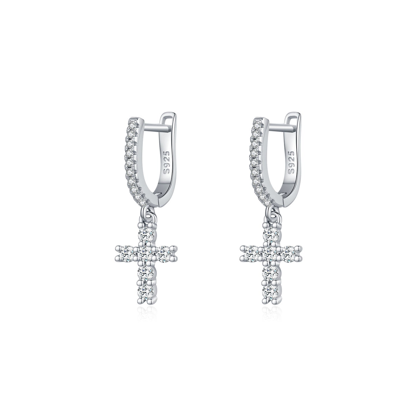 Planderful Moissanite Sparkling Earrings – Dazzling Moissanite Gemstone Design