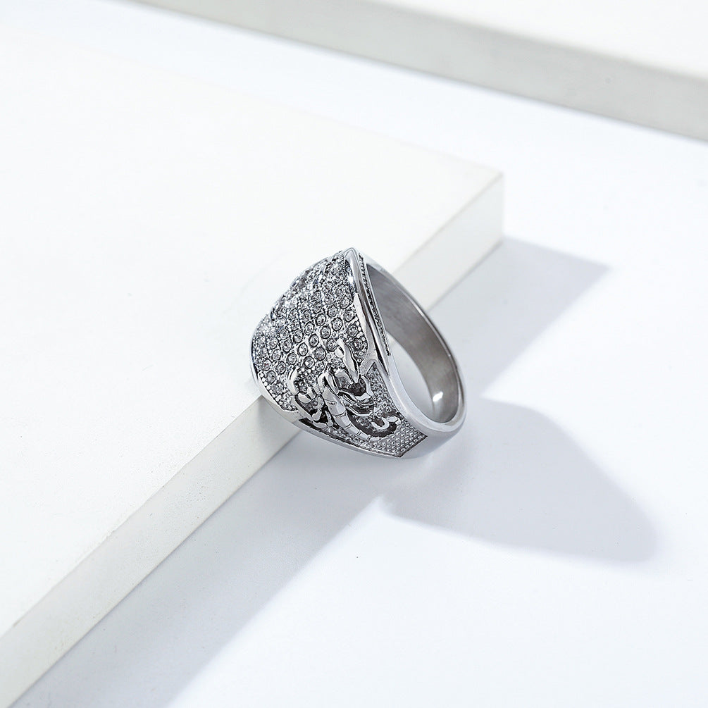 Steel Ring Statement Nordic Minimalist Everyday Genie Collection Mens Fashion Accessory For Daily Wear Planderful