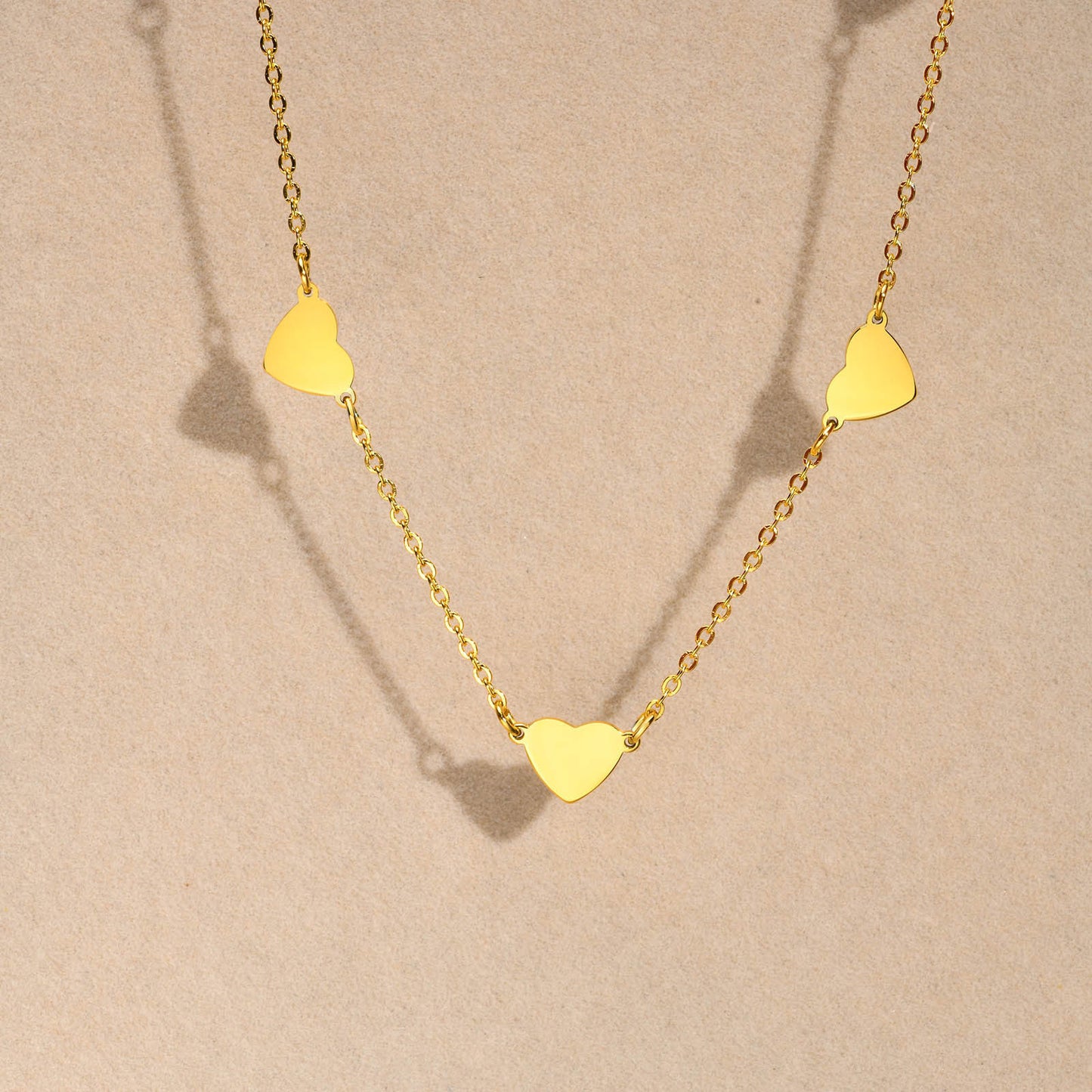 Stainless Steel Versatile Simple Collarbone Chain Gold Necklace