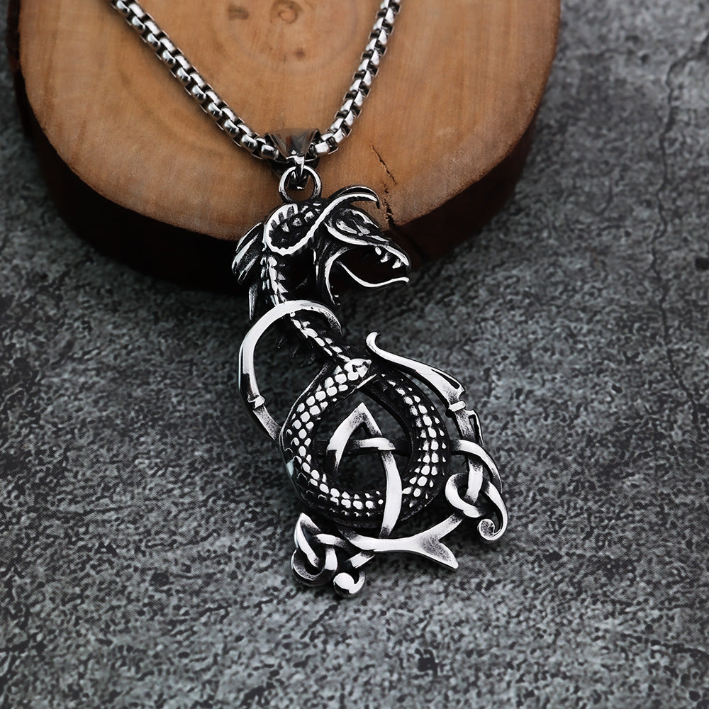 European And American Style Nordic Viking Dragon Pendant Jewelry