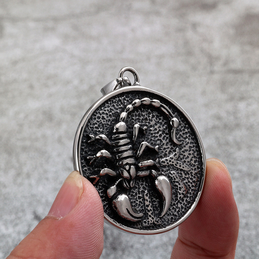 Vintage Scorpion Stainless Steel Men's Ring