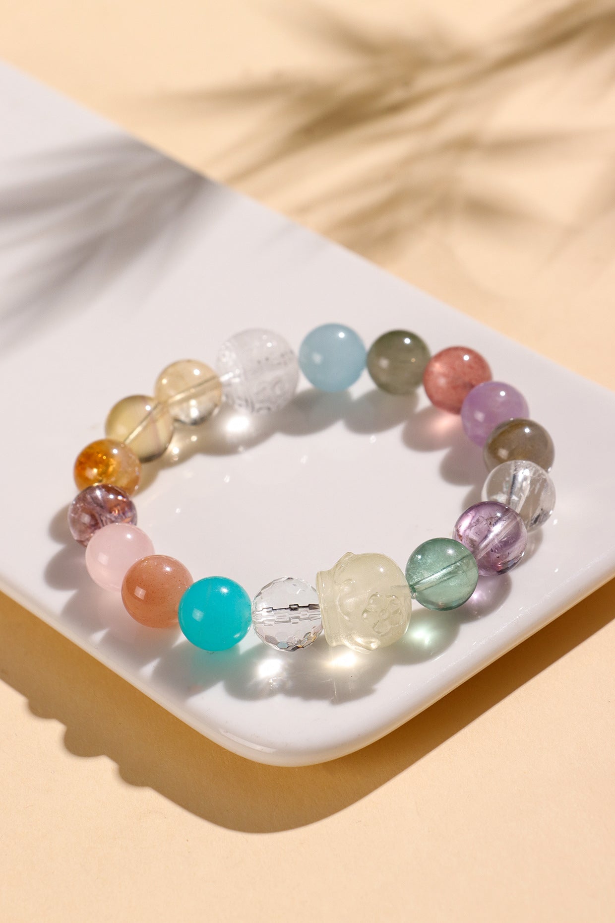 Planderful Fortune's Favor Bracelet – Elegant Aquamarine Crystal Design