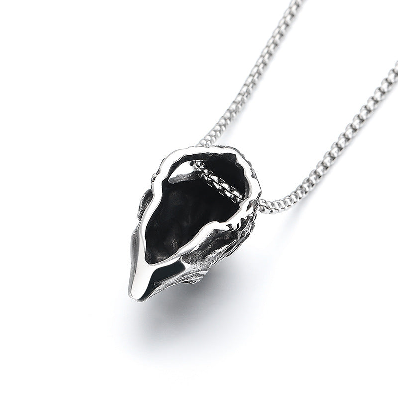 Stainless Steel Necklace – Vintage Sun Wukong Monkey Head Pendant For Everyday Style