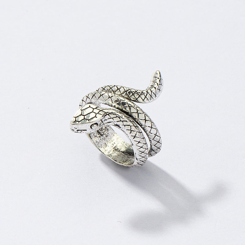 European Inspired Alloy Snake Ring - Vienna Verve Collection