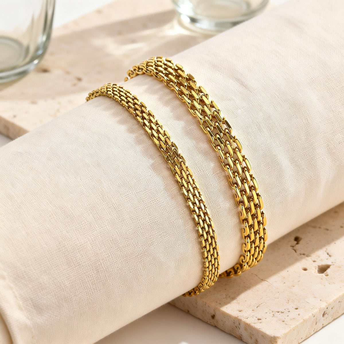 Vintage Stainless Steel Anklet