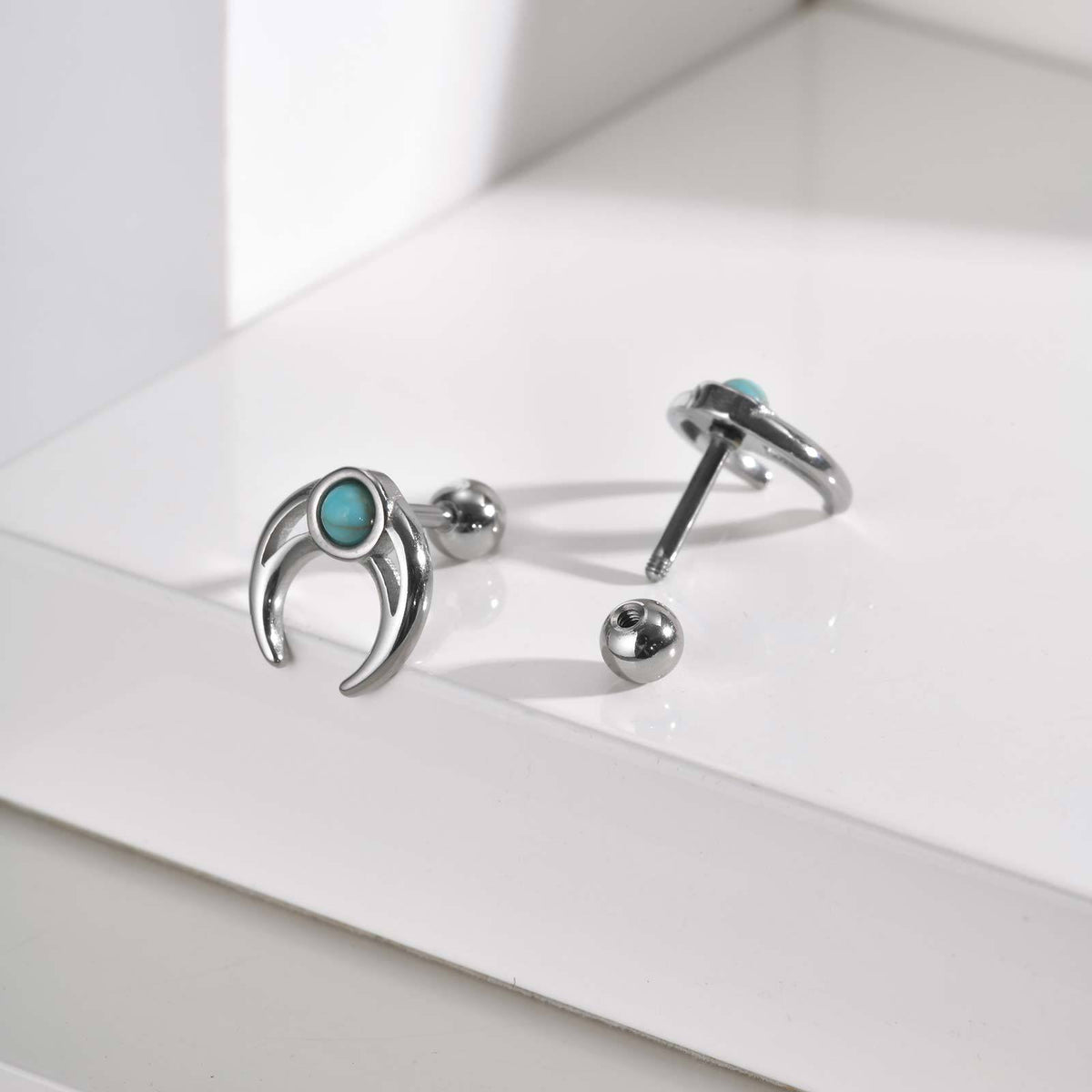 Stainless Steel Punk Earrings