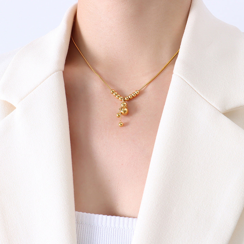 Enchanted Gourd Pendant Necklace - Exquisite 18K Gold-Plated Ethnic Jewelry