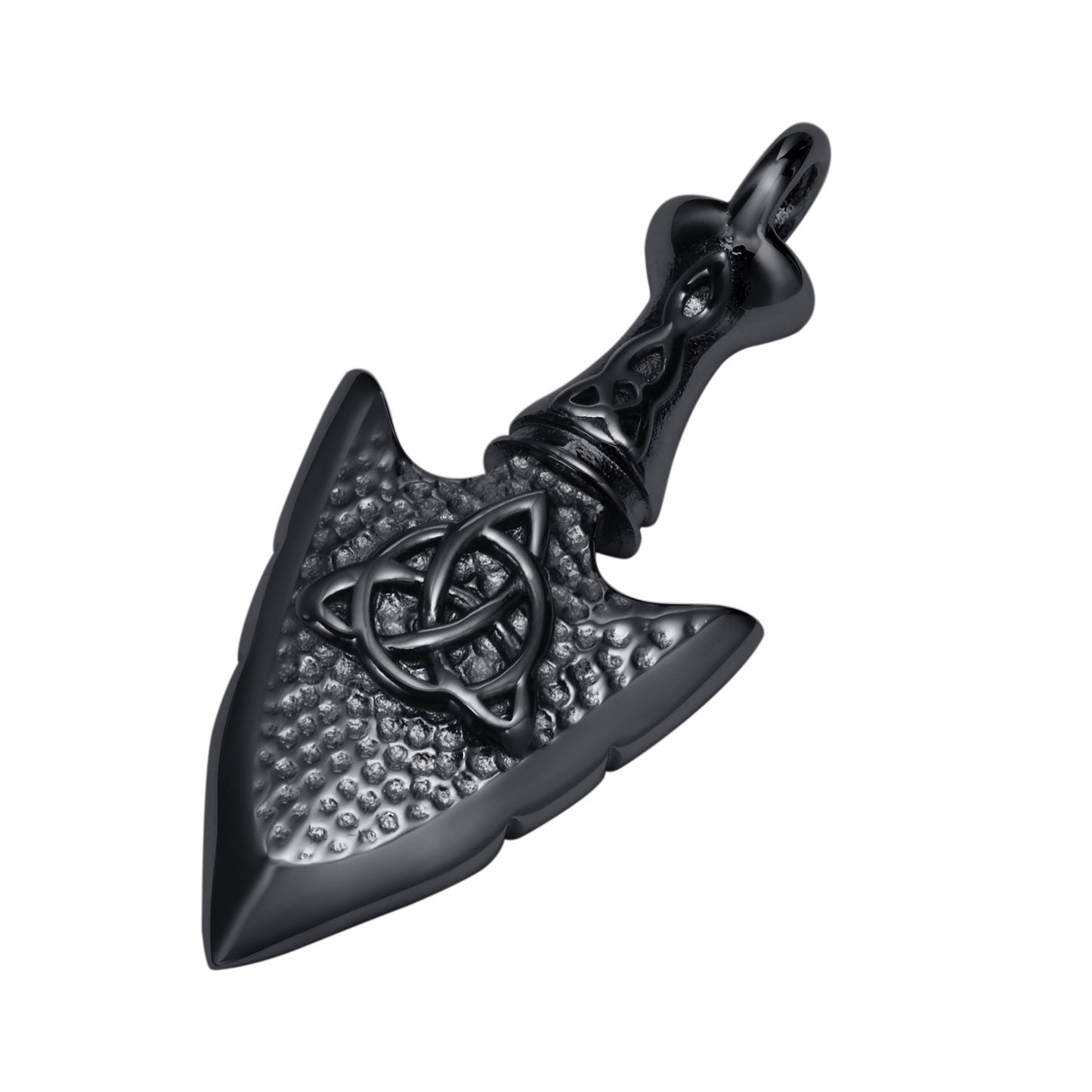 Cross-Border Jewelry Stainless Steel Celtic Knot Arrow Pendant