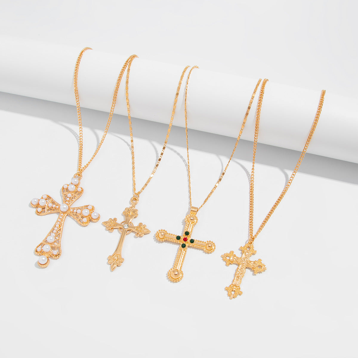 Planderful Vienna Verve Necklace – Exaggerated Multi-Layer Hip-Hop Design