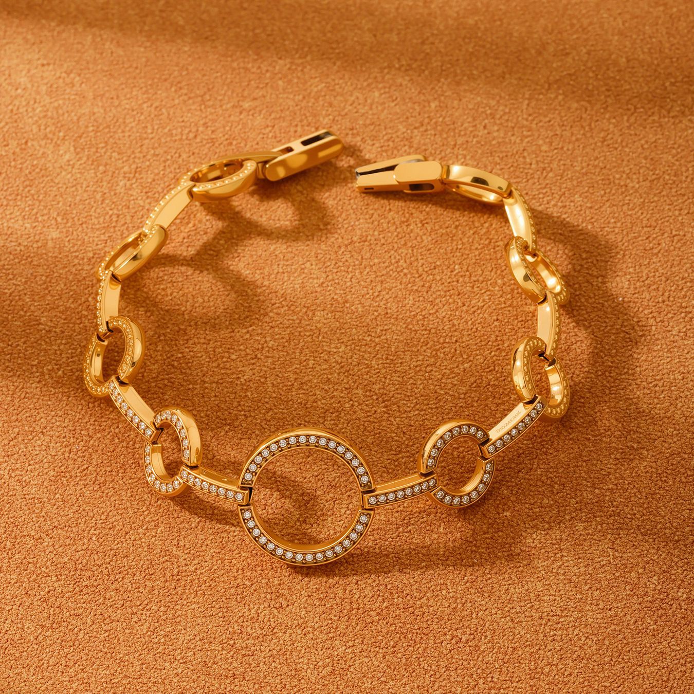 Planderful Zircon Love Circle Bracelet Luxury For Women