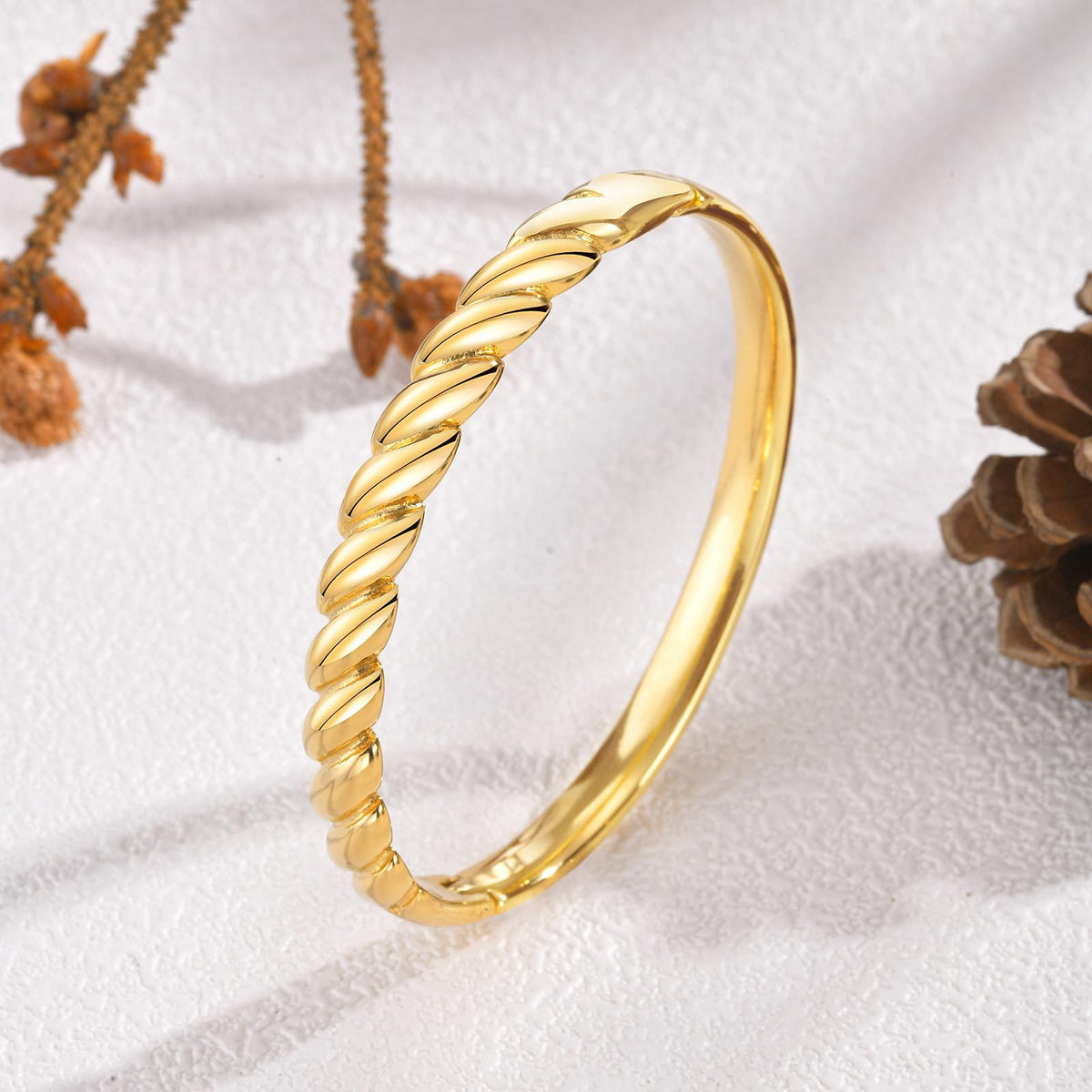 Braided Stainless Steel Bracelet for Women