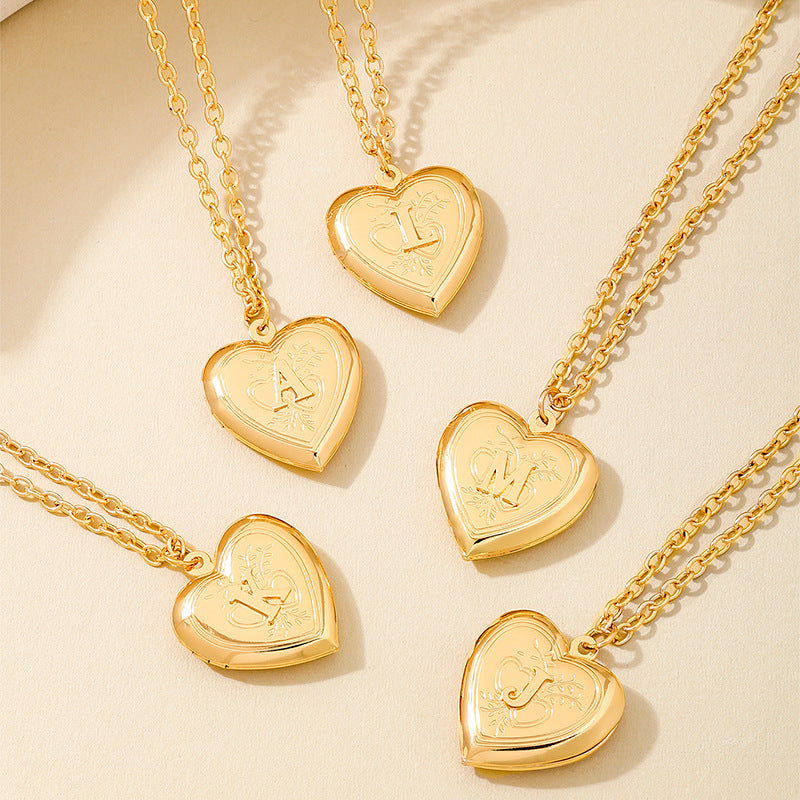 Planderful Vienna Verve Necklace – Personalized Retro Design with Openable Love Letters