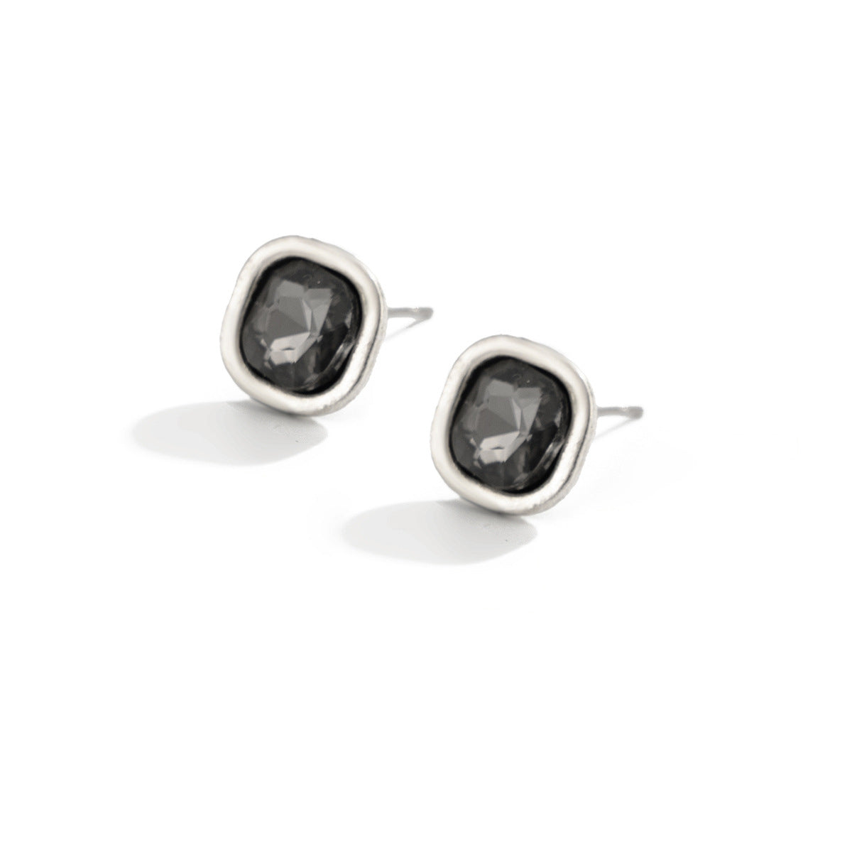 Planderful Vienna Verve Square Zircon Pendant Earrings For Women Elegant Everyday Statement Jewelry