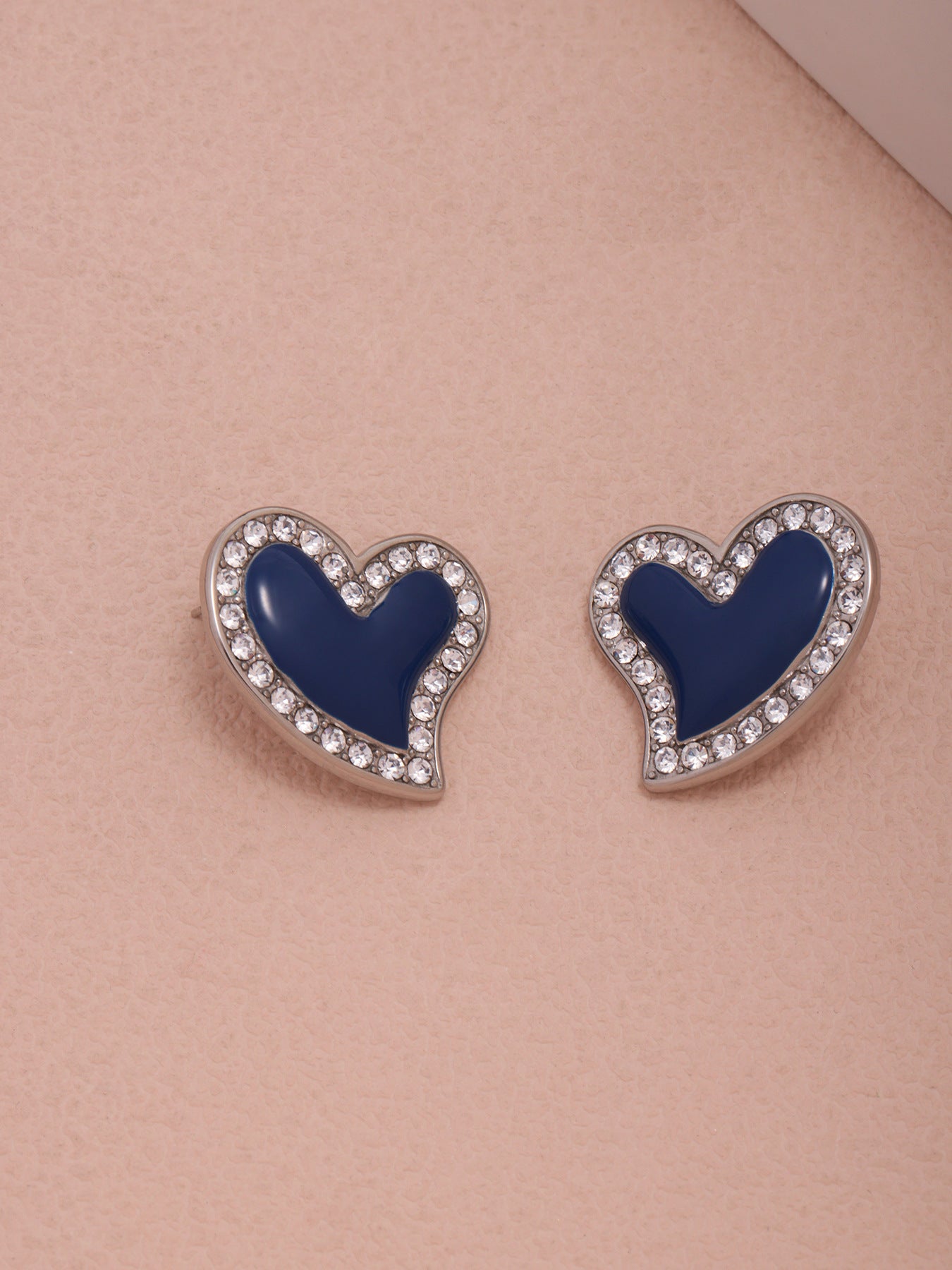 Planderful Heart Zircon Earrings For Women Luxury 18K Gold