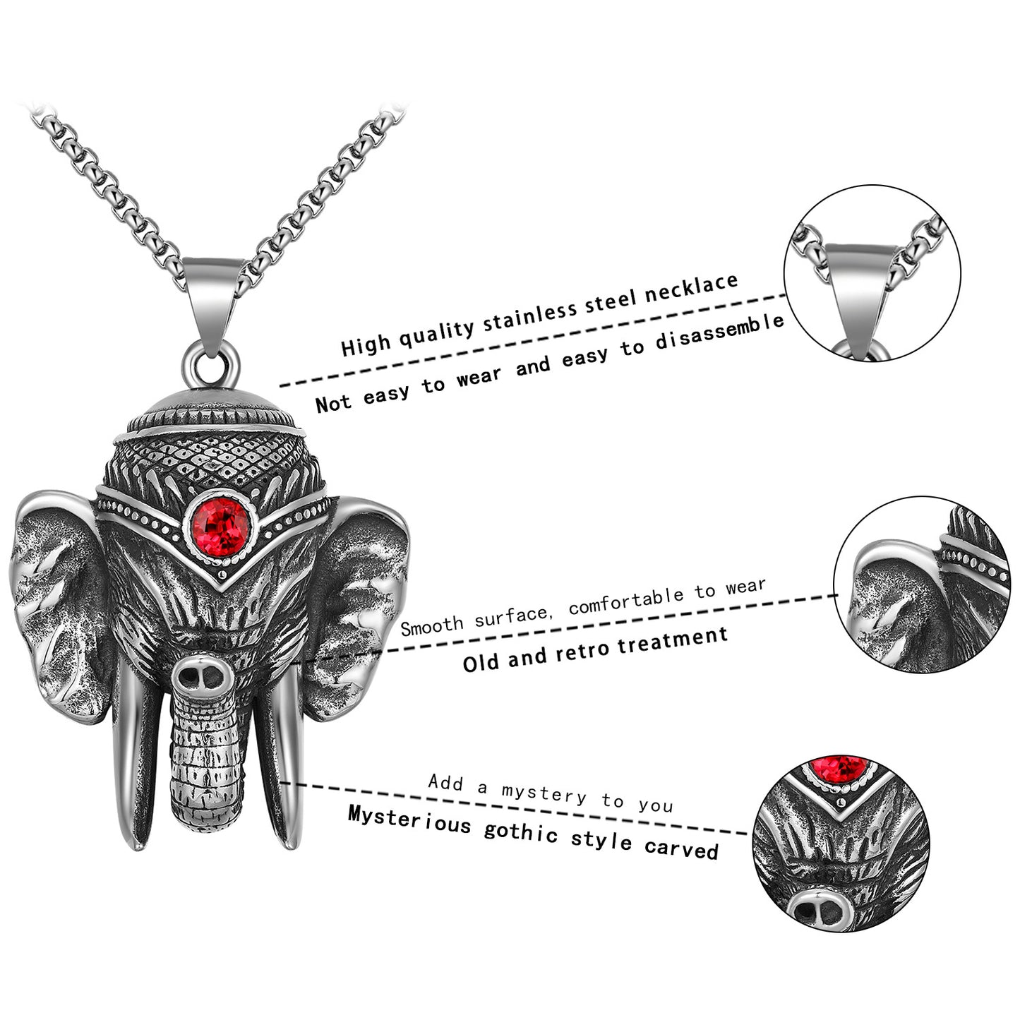Steel Necklace – Statement For Men