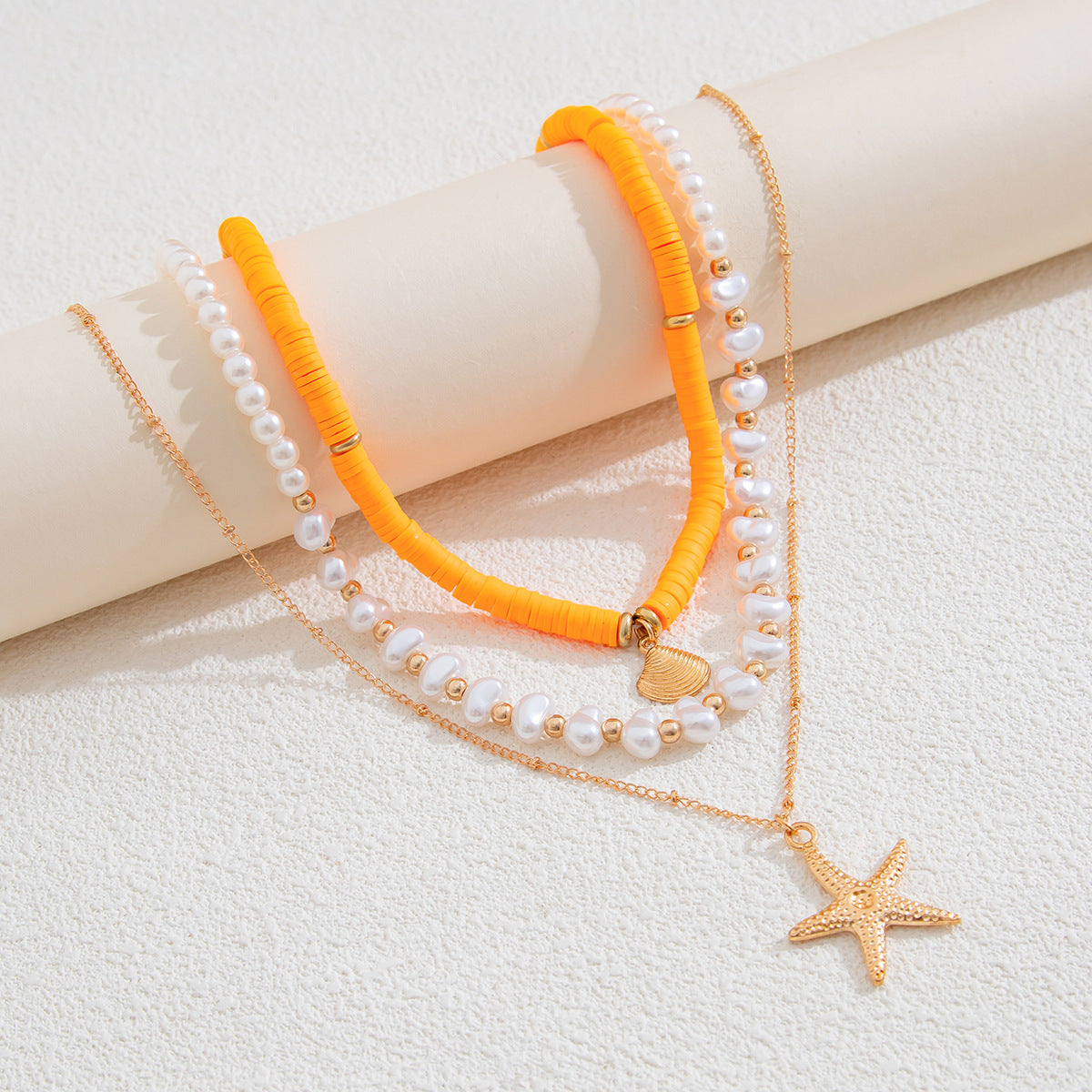 Planderful Vienna Verve Necklace – Fashionable Irregular Shell Design