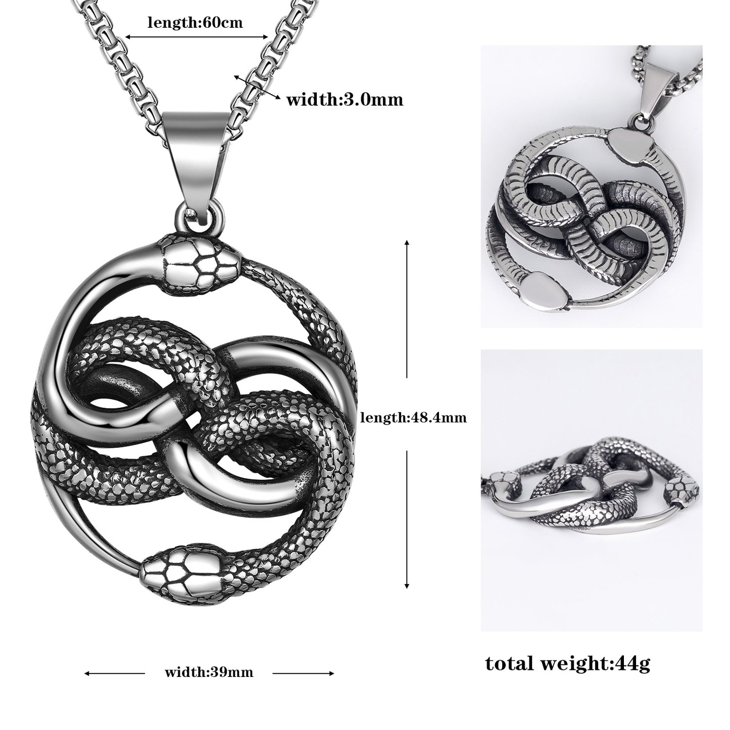 Titanium Steel Necklace – Statement Hip Hop