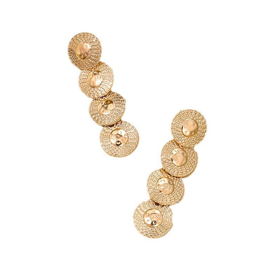 Urban Chic Tassel Drop Earrings - Retro American Style Statement Jewelry