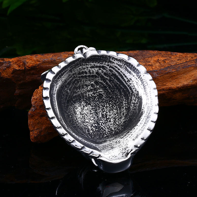Titanium Steel Retro Tiger Head Pendant for Men - European and American Style Jewelry