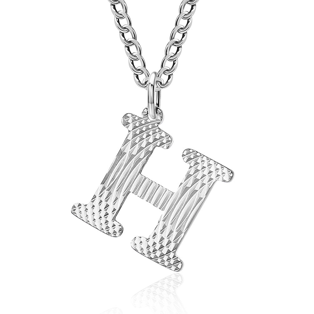 Planderful Everyday Genie Gold Plated Letter Surname Pendant For Couples Unisex Premium Magazine Style Jewelry